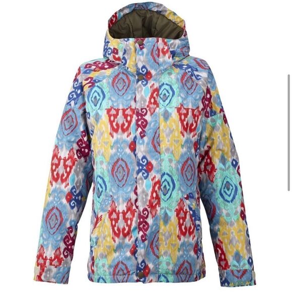 Burton Ski Jacket Snowboard Hooded DryRide Mountain Dew Print Limited Edition - Picture 3 of 11